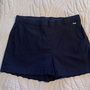 Anne Klein navy cotton shorts